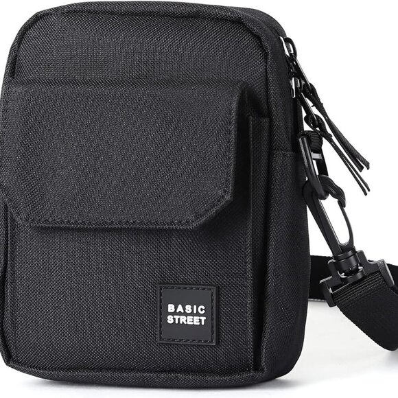 Crossbody Bag for Mens,Travel Passport Wallet Bag for Men for Cell Phone, Small - Picture 1 of 6